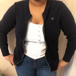 Chase Bank Uniform  Zipper Sweater